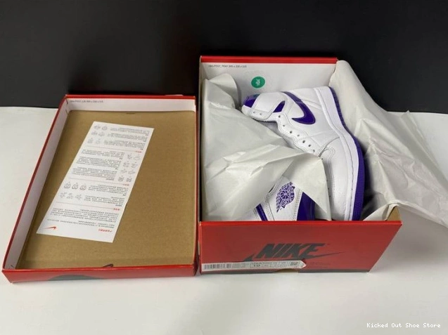 Kick Theory 1 HIGH JORDAN RETRO PURPLE AIR COURT CD0461-151 0726